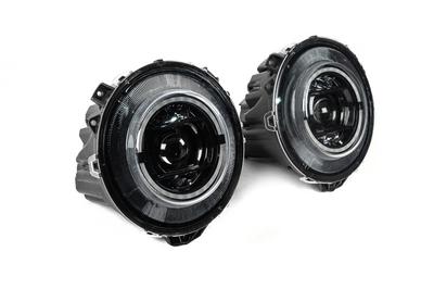 Передние фары Дизайн-2023 Black (2006-2017) для Mercedes G сlass W463