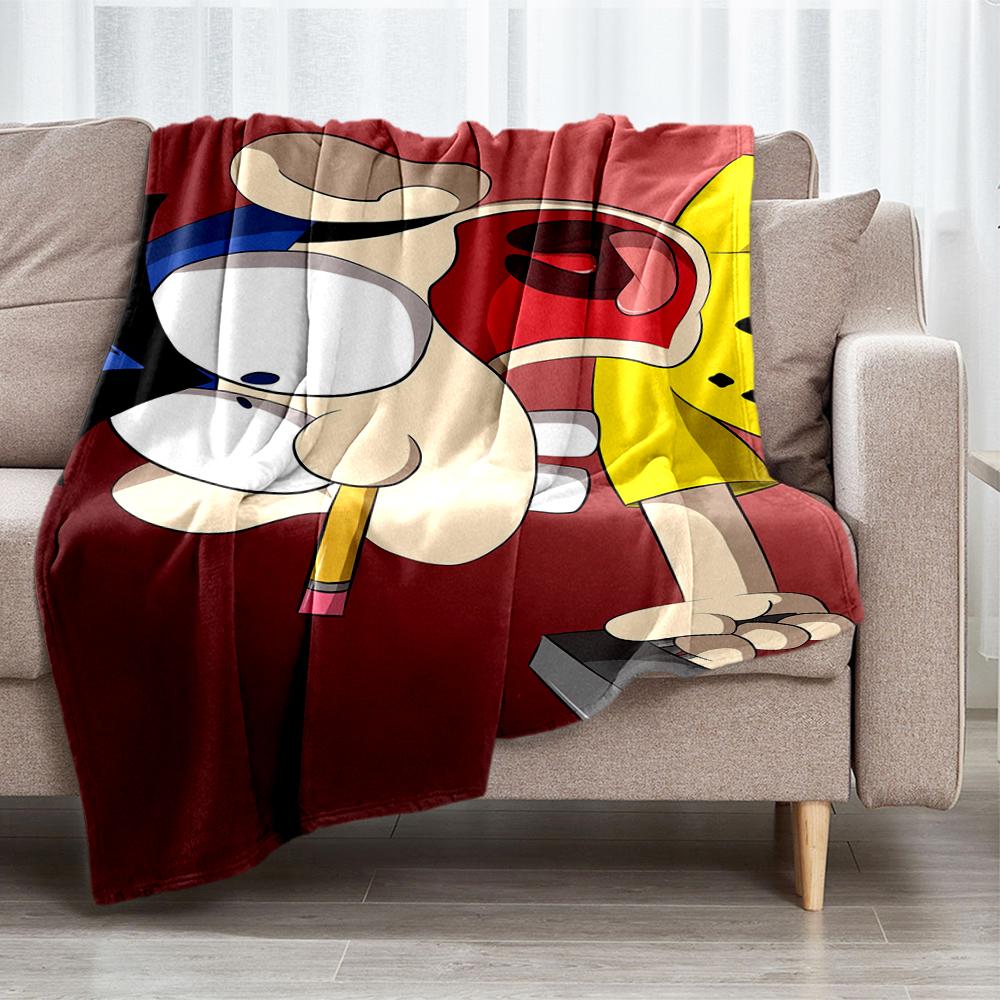 Jeffy Theme Printed Blanket - Perfect for Couch, Bed, Travel & Outdoor Use | Machine Washable, Cozy & Durable.