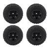 4 Pcs RC Wheel Tire Superior Handling Enhanced Control Abrasion Resistant Rubber Wheel Tyre for WLTO