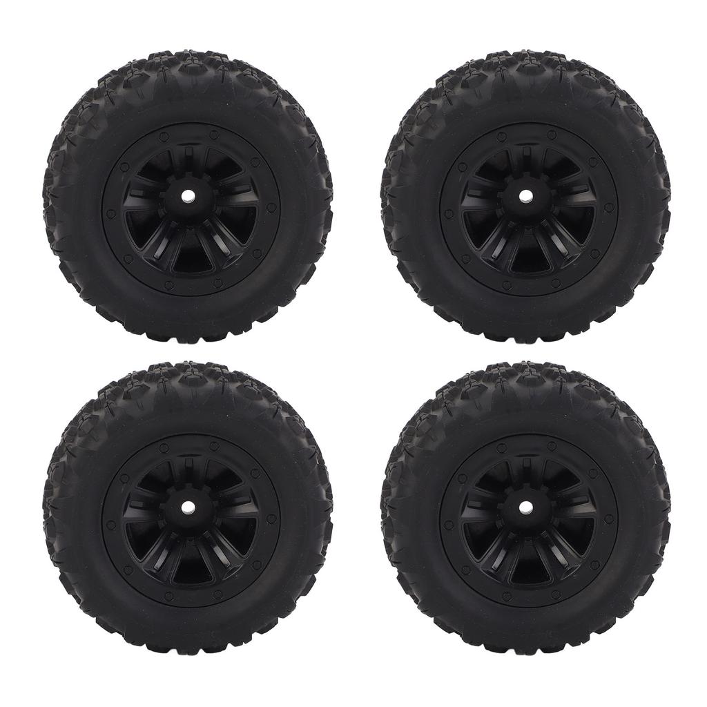 4 Pcs RC Wheel Tire Superior Handling Enhanced Control Abrasion Resistant Rubber Wheel Tyre for WLTO