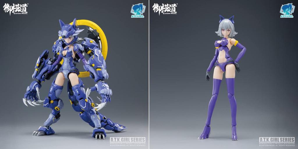 Doyusha Eastern Model ATK Girl ФЕНРИР 17 см пластиковая модель (Первое издание) Масштаб 1/12, примерно. высокий, предварительно окрашенный