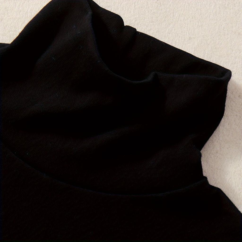 Stylish Turtleneck Fake Collar Elegant Solid Color Soft Warm Dickey Collar Autumn Winter Coldproof Skin Friendly False Collar