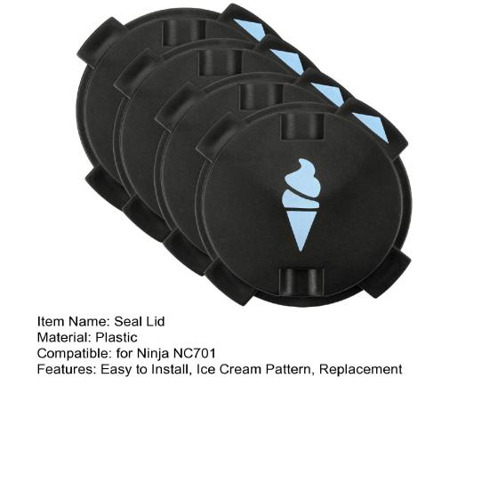 1/2/3/4 шт. Пылезащитная герметичная крышка подходит для мороженицы Ninja NC701 Сохраняет мороженое чистым Легко устанавливается Пылезащитная крышка для машины с узорами для мороженого