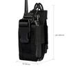 Tactical Radio Holder Bag Adjustable Molle Two Way Radio Holster Pouch Holder Oxford Duty Storage Case Walkie New Fashion