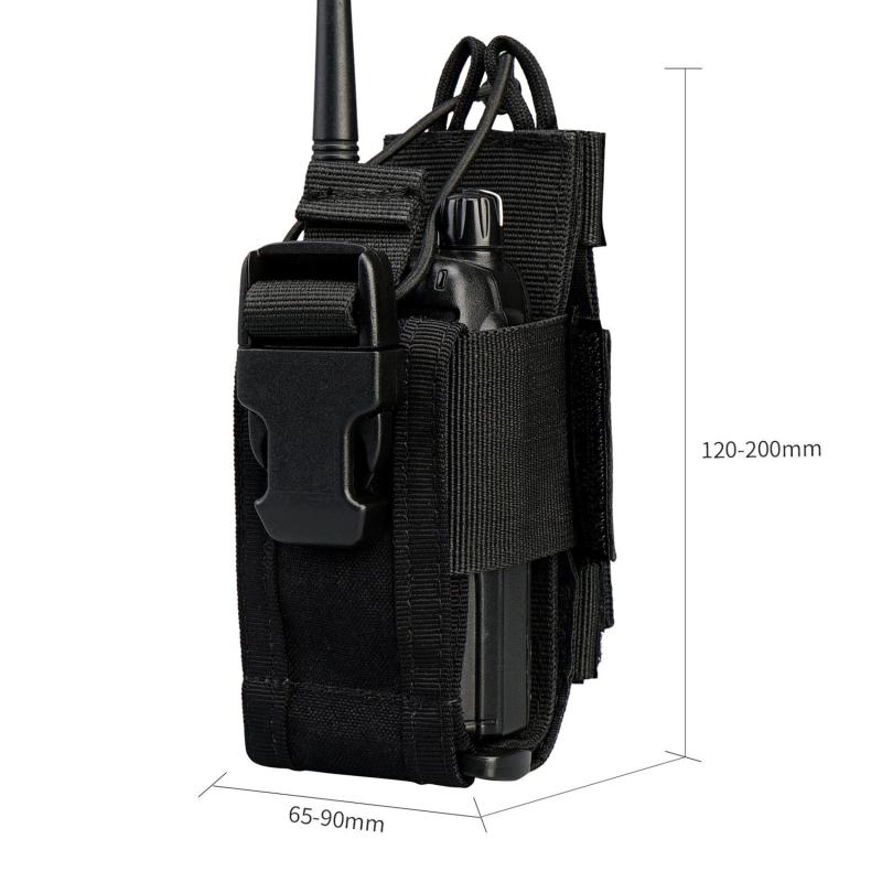 Tactical Radio Holder Bag Adjustable Molle Two Way Radio Holster Pouch Holder Oxford Duty Storage Case Walkie New Fashion