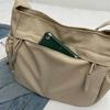 Large Capacity Women's Tote Bag Solid Color Shoulder Crossbody Bag Dumpling Bag