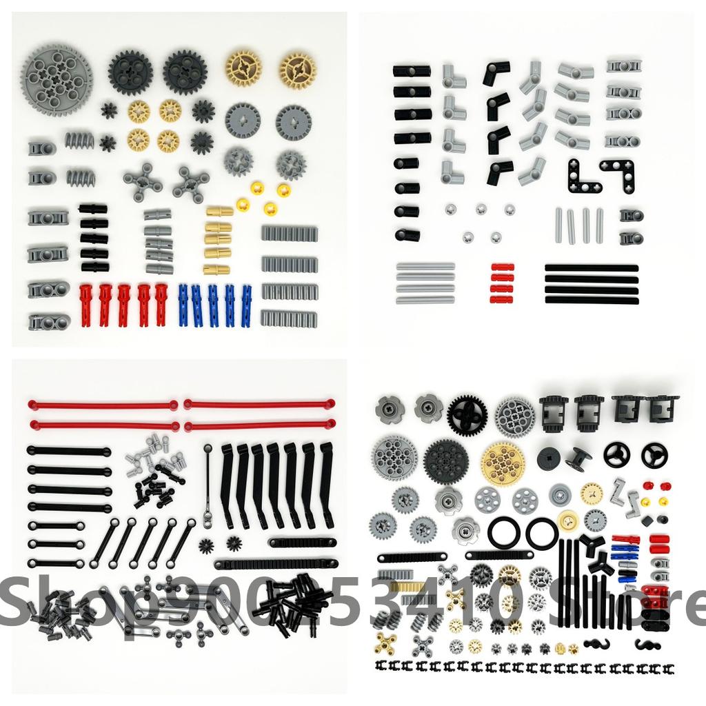 Высокотехнологичные технические детали Штифт Балка Подъемный рычаг Ось Соединитель Панель Шестерня Автомобиль Мотоцикл Строительные блоки Кирпичики Технологический набор Игрушки