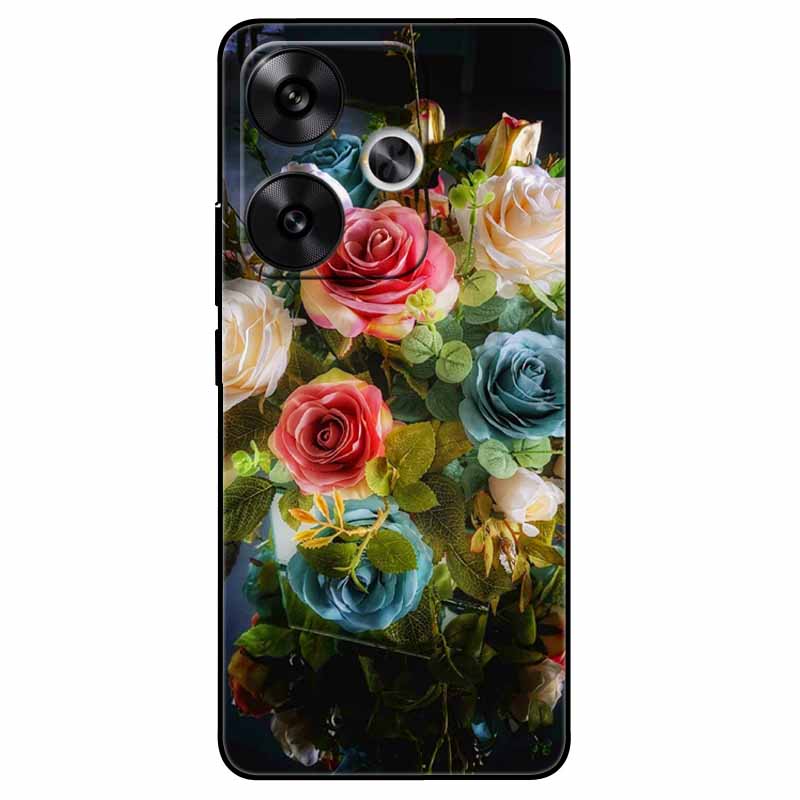 Чехлы для Xiaomi Poco F6 Мягкие силиконовые Защитные Модные ТПУ Задние крышки для телефона Для Xiaomi Poco F6 Pro/Redmi Turbo 3 ТПУ Чехлы
