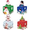 Santa Christmas Themed Claus Snowman Pattern Money Storage Box Party Props Decor
