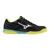 Кроссовки для настольного тенниса Wave Kaiserburg 8 Club Activities Gymnasium Lightweight Black x White x Lime cm 3E [Mizuno] женские 26.0