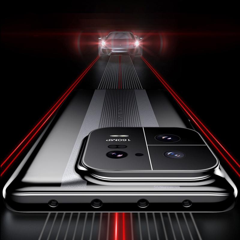 Для Xiaomi 13 Pro 5G Защита камеры Ударопрочный чехол для телефона Гальванизированный Жесткий ПК Защита от царапин