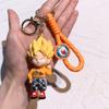 Anime  Keychain PVC Cartoon Cartoon Figure Trunks Son Goku Piccolo Buu Vegeta Figures Key Chain Keyring Bag Decor