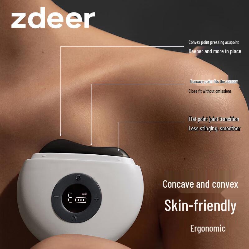 Zodian Smart Bianstone Electric Guasha & Hot Compress Massager