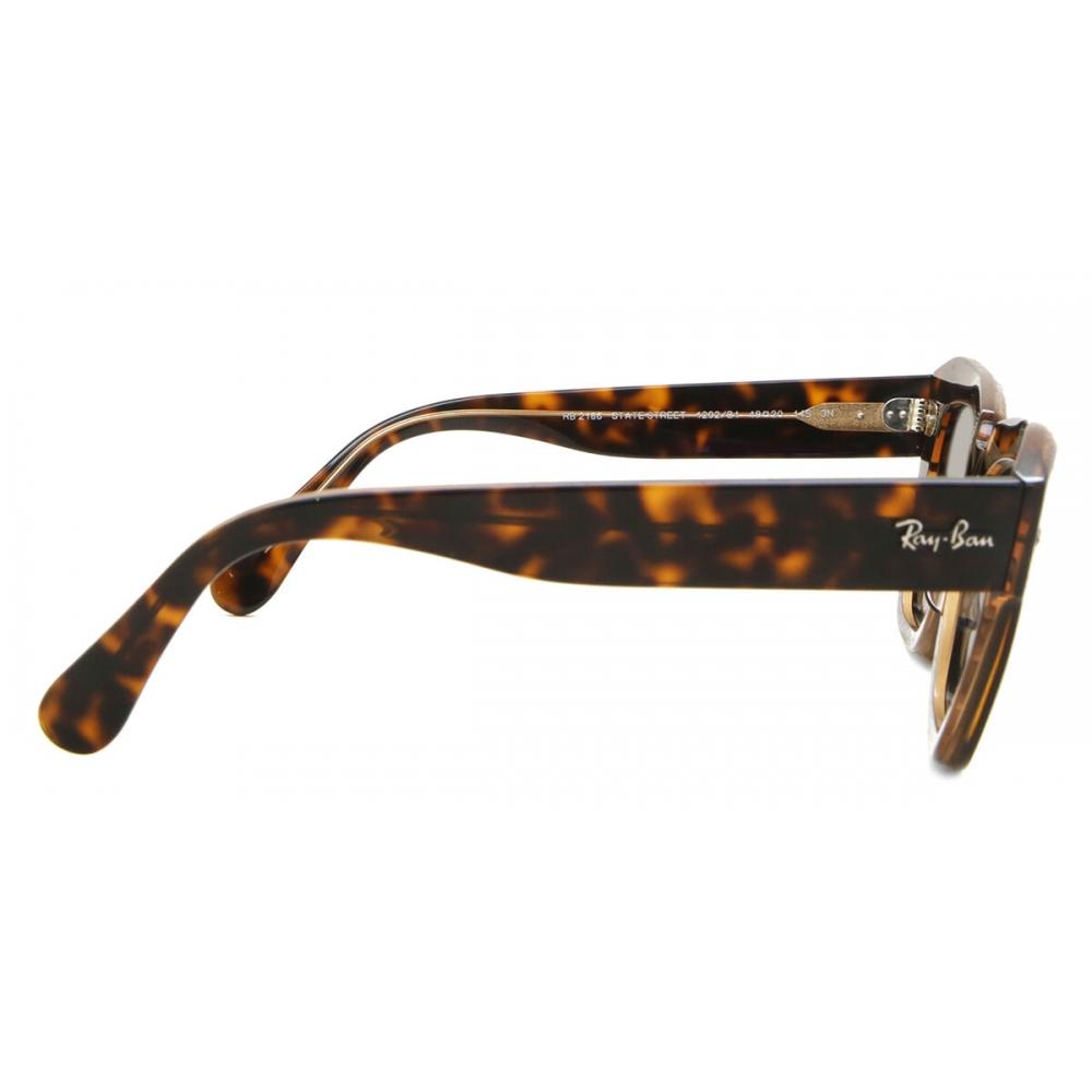 Солнцезащитные очки Ray Ban Rb2186 State Street с защитой от синего света 1292b1 для женщин
