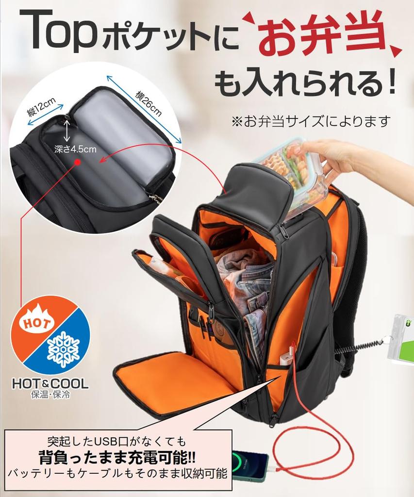 Бизнес-ланч квадратный большой ПК для бизнеса USB зарядка предотвращает деформацию [ABIBA] рюкзак, мужской рюкзак, сумка, рюкзак, емкость, рюкзак,