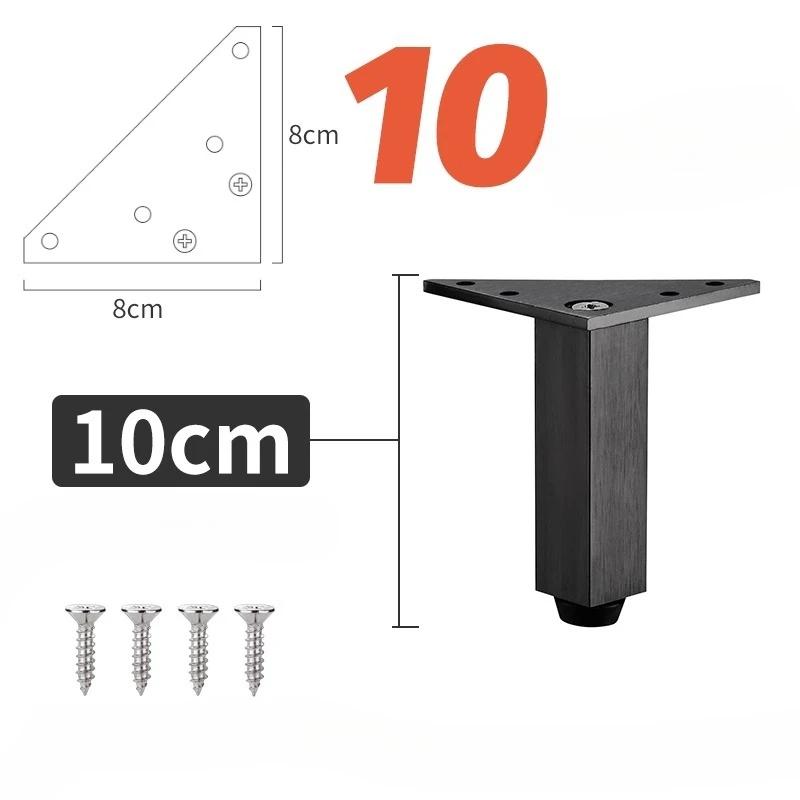 4PCS Hardware Feet Accessories Adjustable Furniture Legs Metal Supporting Foot for Coffee Table Cabinet Chair Sofa Bed Furniture