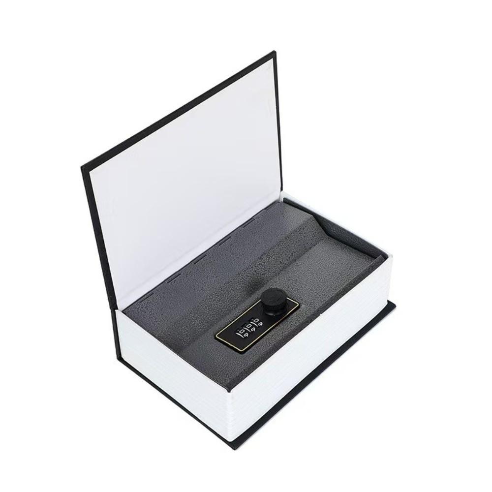 Hollow Book Piggy Bank with Lock Simulation Security Safe Lock Book Money Box  Valuables Storage