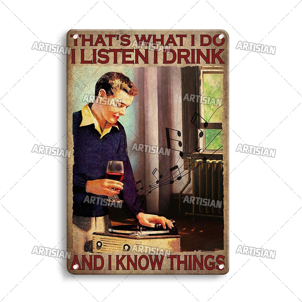 Классические виниловые пластинки настенная тарелка винтажная музыка металлическая жестяная вывеска настенное искусство металлический плакат мужская пещера кафе клуб индустриальный декор