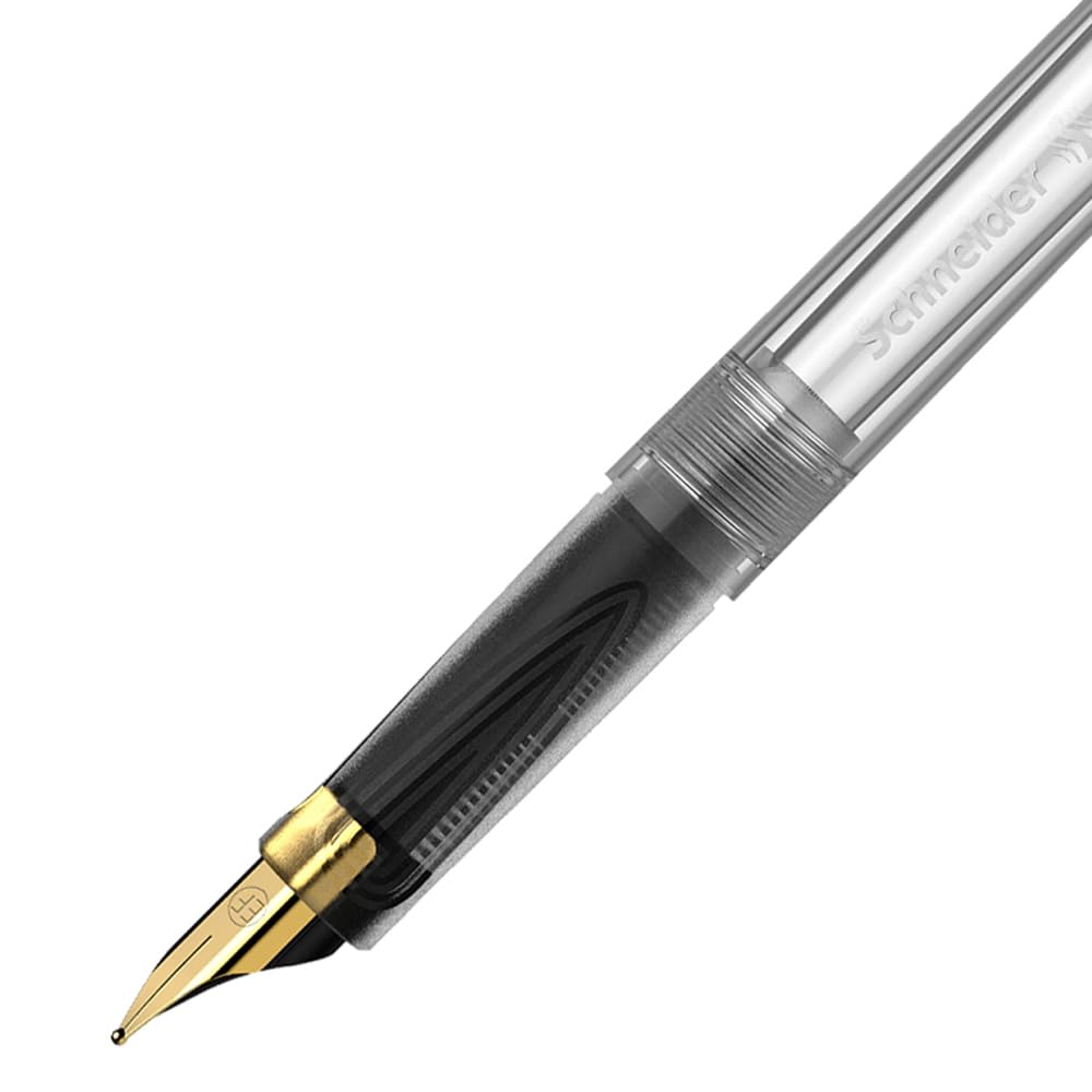 Schneider Fountain Pen 406 Gold EF Fine Clear Gold 406CLRG (Extra Point)