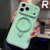 Совместимый с iPhone 15/16/17 Pro Max Чехол-подставка с мелкими отверстиями «Желейное мороженое» Магнитный