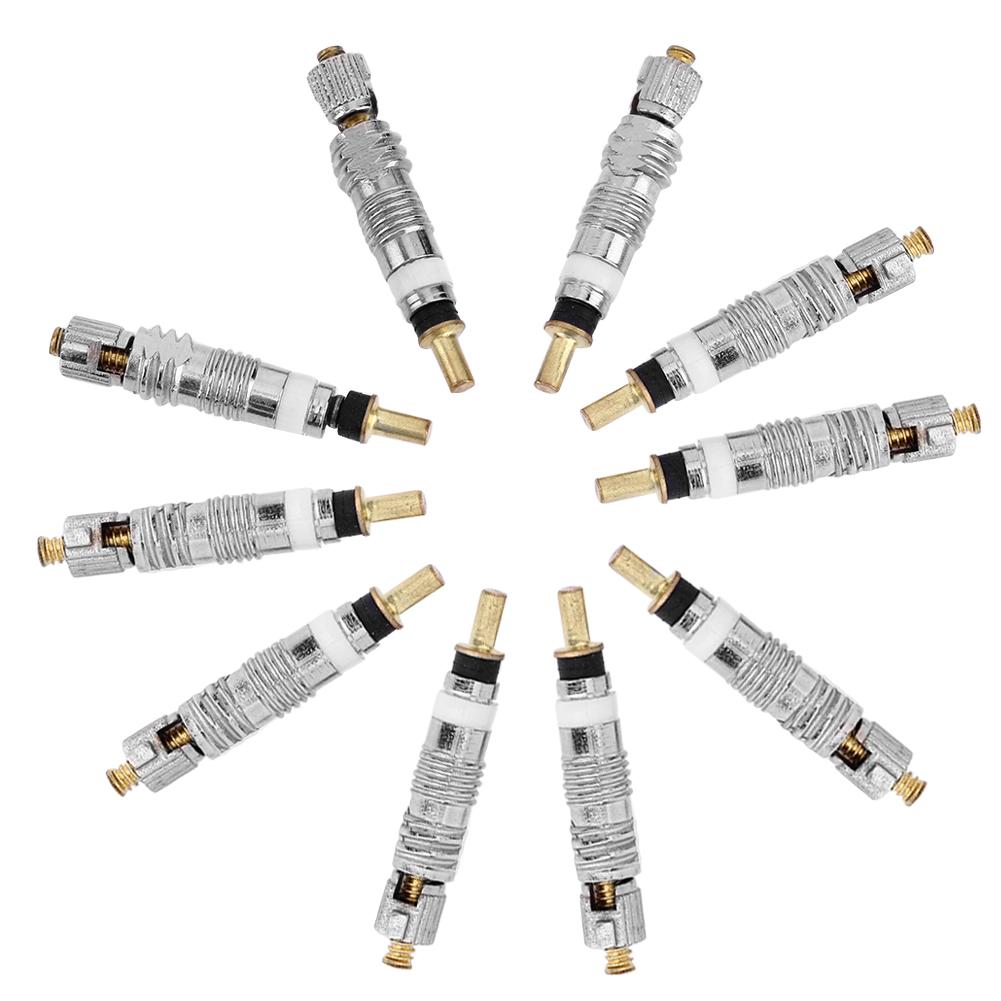 5/10 шт. Сердечник клапана велосипедной шины Шток Тип Presta Набор сердечников клапанов для велосипедной шины для бескамерной шины MTB Дорожный велосипед Камера Инструмент для обслуживания и ремонта