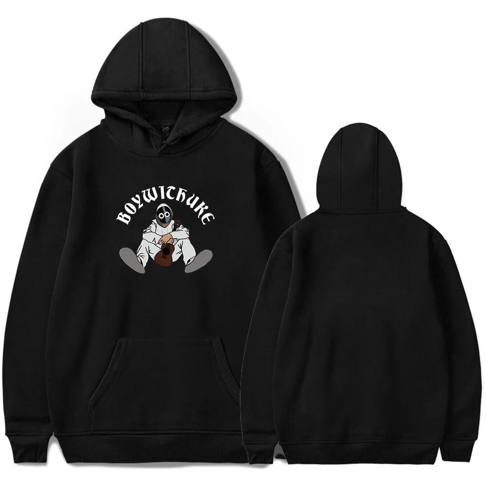 Boywithuke Merch Толстовка Новый альбом Serotonin Dreams Унисекс Хип-хоп Панк Y2k Толстовка Boywithuke Пуловеры Harajuku Повседневная унисекс