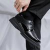 Men Leather Shoes Lace Up Black Wedding Bride For Formal Party Dress Italian Style Men Shoes Business Dress Soft Men Shoes