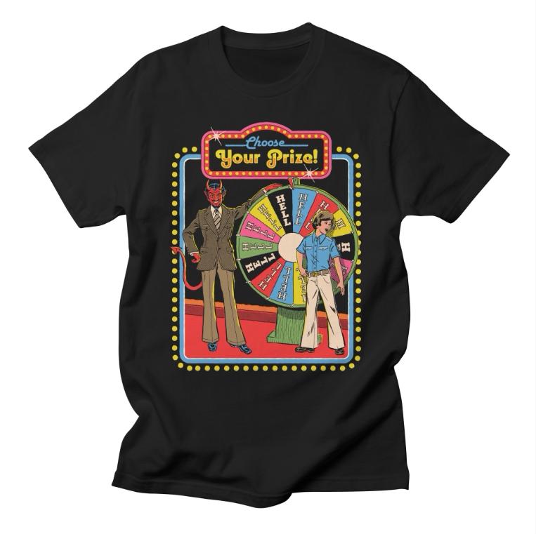 Classic Cartoon Anime European and American Style Illustration High Street Casual Tshirt Mens and Womens Luxury Top 2026