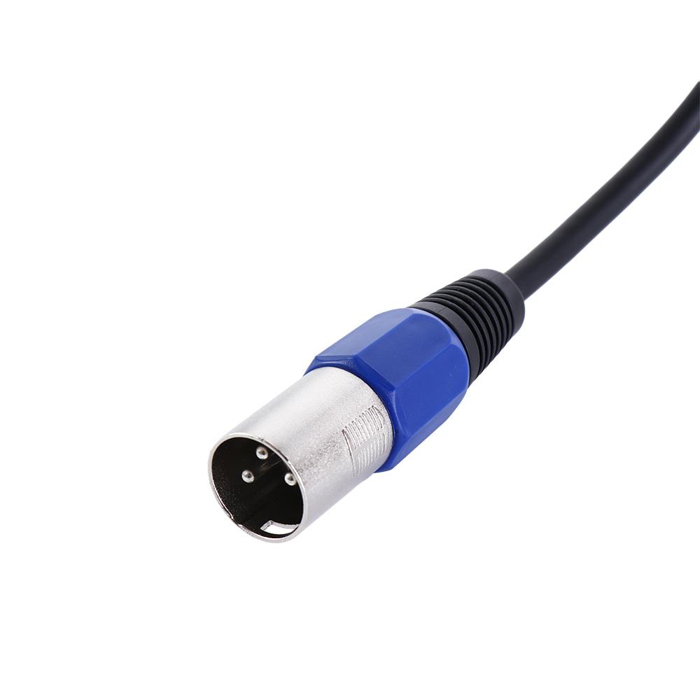 XLR Jack Male XLR Cable 0.3m XLR Balance Wire XLR 3Pin Male Cord  For  Speakers