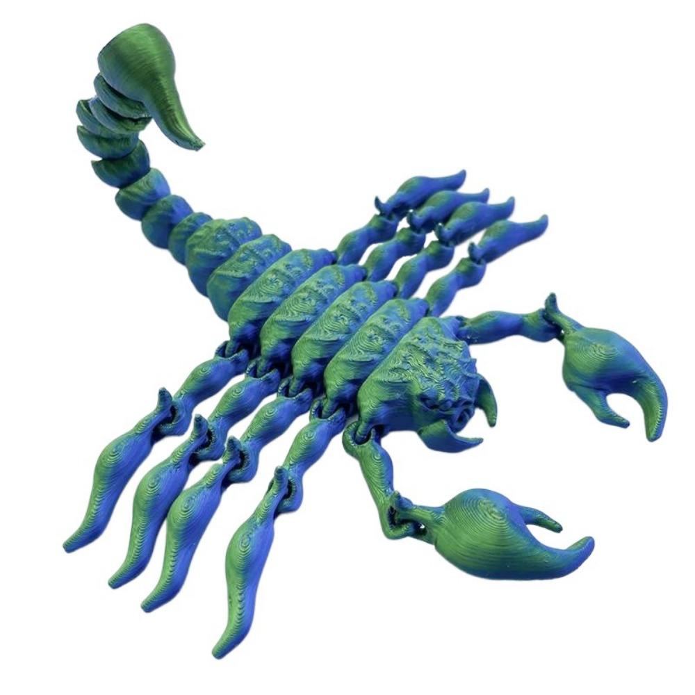 Articulated 3D Printed Simulation Toy Creative Animal Simulation Model Model Display