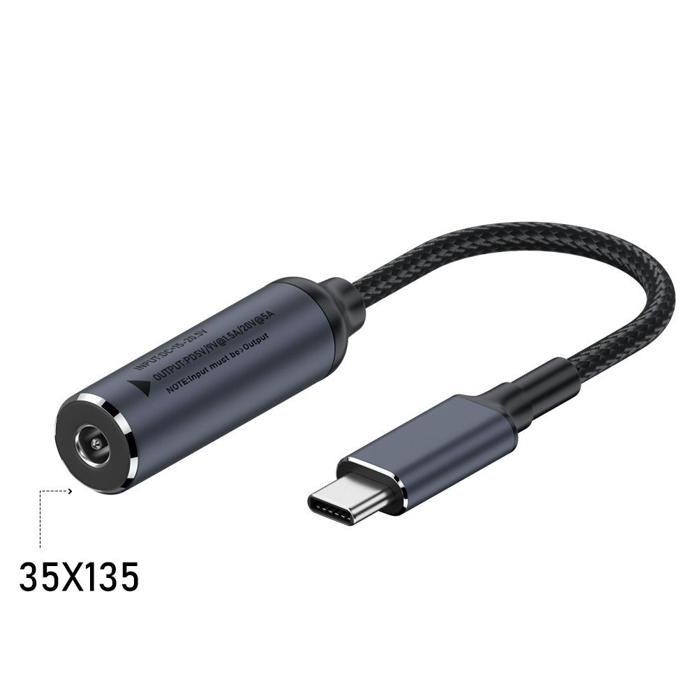 5.5X2.5 7.4X0.6 Кабель для зарядки ноутбука PD 100 Вт Адаптер питания для домашнего офиса Lenovo/HP/Samsung