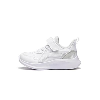 Li Ning Детская Удобная Легкая Прочная Обувь с Низким Верхом для Улицы Детская Обувь Стандартный-Белый YKNU076-13