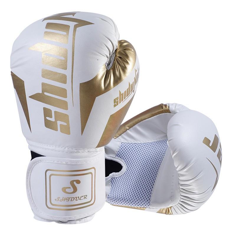 Professional Boxing Gloves Adults Kids Training Punching Bag Muay Thai Martial Arts Sparring PU Leather