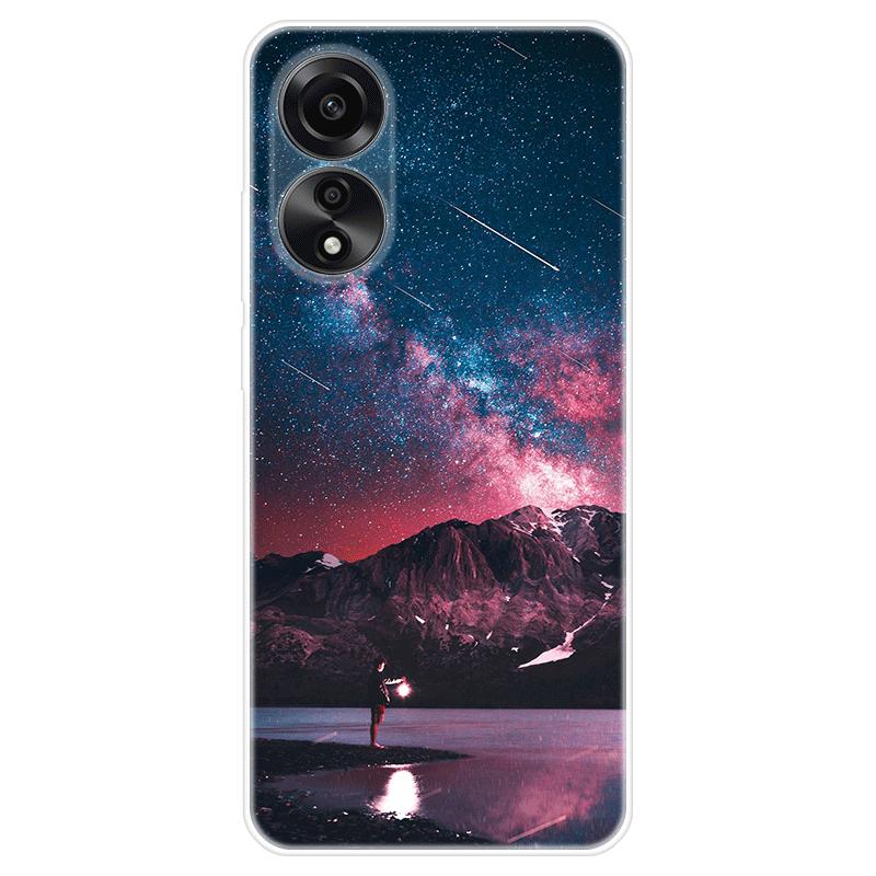 Для OPPO A58 A 58 4G чехол Мягкая силиконовая задняя крышка Мультяшный чехол для телефона Разнообразие