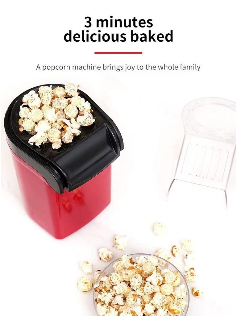 Automatic Mini Air-Blown Popcorn Maker for Kids
