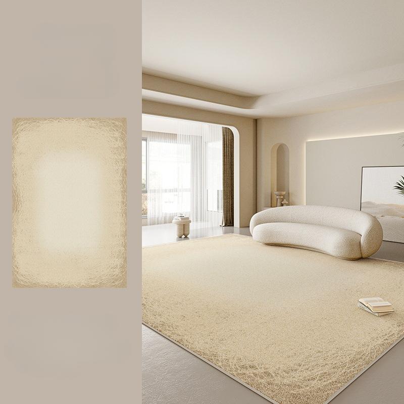 Cream Style Bedroom Decor Plush Carpet Large Area Carpets for Living Room Thick Anti-slip Lounge Floor Mat Fluffy Soft Study Rug