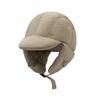 Lei Feng Hat Solid Color Autumn Winter Down Hat Windproof Design Adjustable Buckle Cold