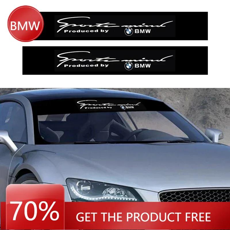 2025 Hot For BMW Car Front Windshield Stickers Vinyl Film Decals Accessories For BMW M Performance E36 E60 E90 X2 X1 X3 X5 E46 E