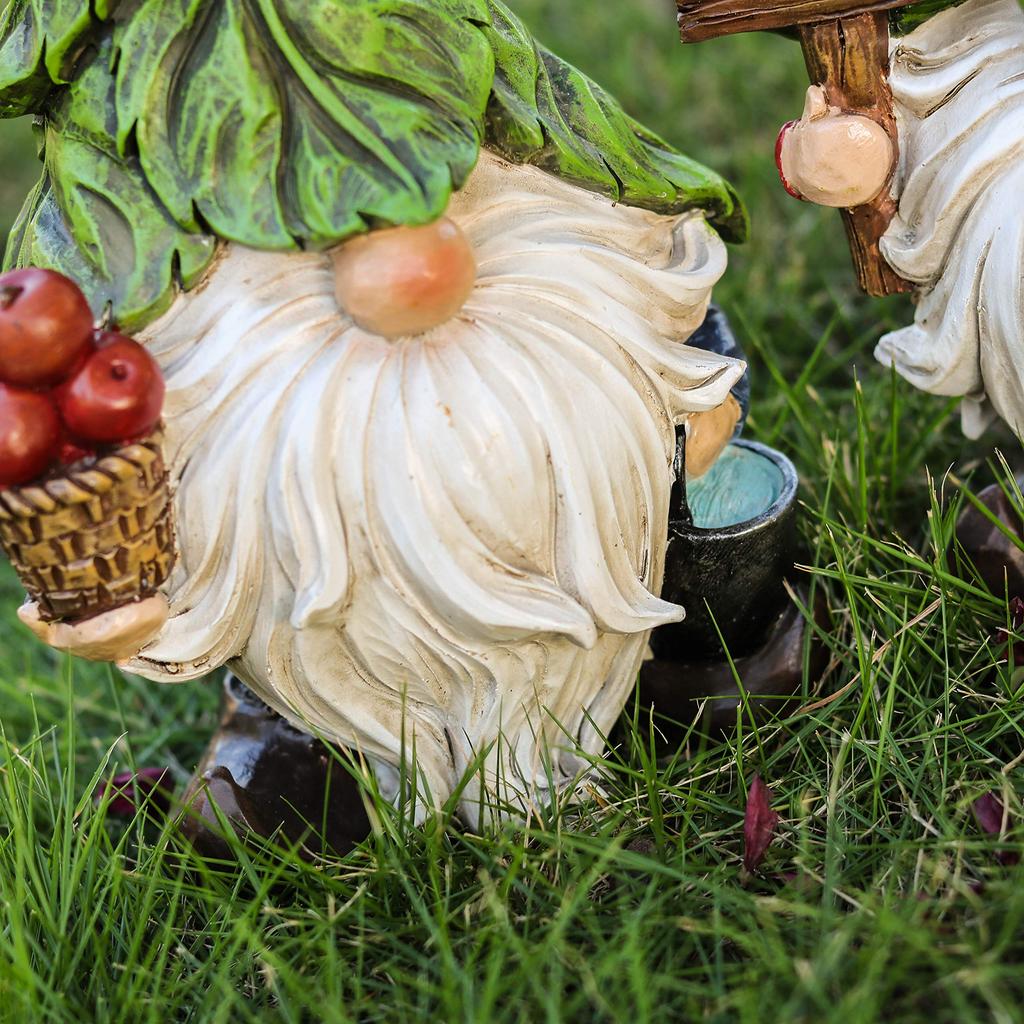 Валери Маделин Рождественское украшение Рождественский набор фигурок из 2 гномов Земная фея Рождественский подарок Садовая фигурка Садоводство
