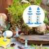 10pcs Mini Lighthouse Resin Decor Craftsbeachmicrolandscape Supplies Ornament Nautical Ocean Figurine DIY House Accessories