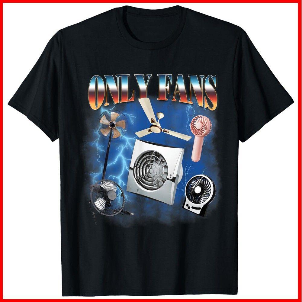Unisex shirt Cotton Oversize Large Size Only Fans Funny Black Cotton T-Shirt