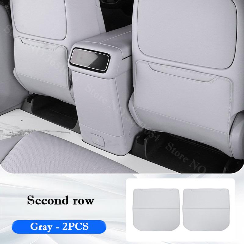 Для Leapmotor D19 2026 2027 Автомобильный Задний Защитный Коврик от Пинания Ногами Специальная Крышка для Защиты Спинки Сиденья Кожаный Коврик от Грязи Аксессуары для Интерьера