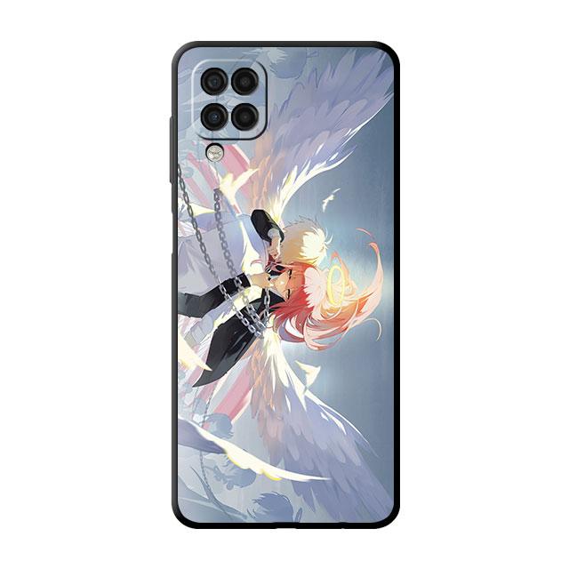 Мягкий чехол для Smaung Galaxy A52 A13 A53 A12 A51 A32 A21s A33 A22 A23 A31 A03 A72 A41 A11 A04 Чехол для телефона Chainsaw Man Makima Sac
