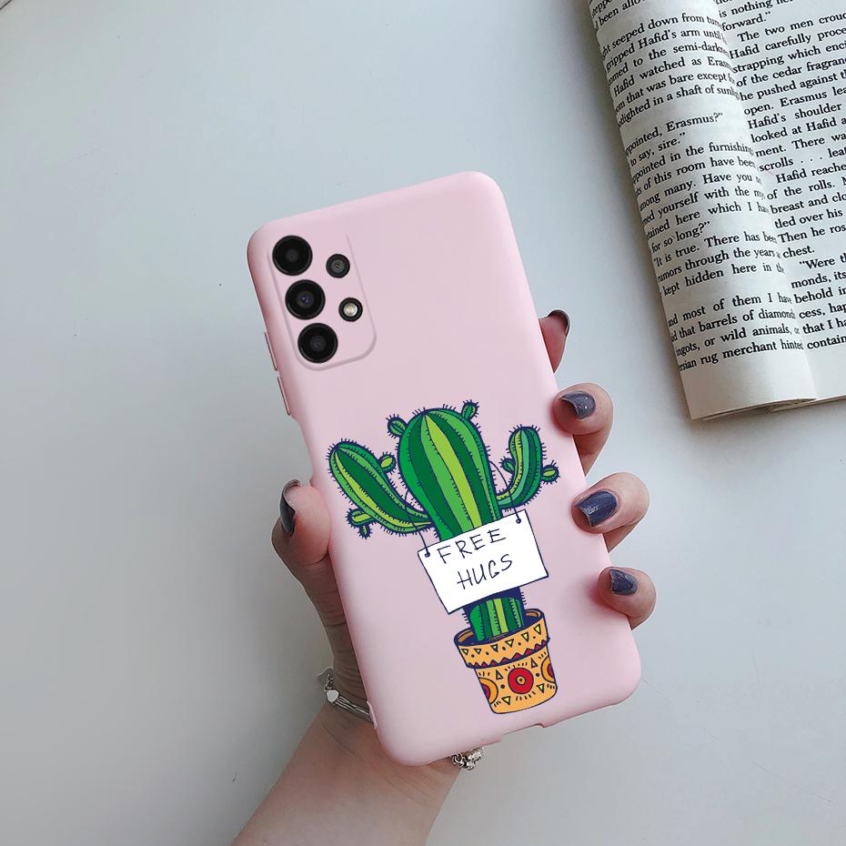 Чехол для Samsung A13 4G Милый мультяшный расписной чехол Силиконовый мягкий ТПУ Чехол для телефона Для Samsung Galaxy A13 A 13 A 03 A03 Core Fundas