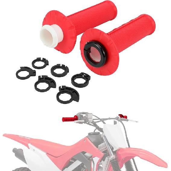 Motorcycle Lock-On Grips 7/8”Handlebar Handle Universal For KLX 140 KLX300R CRF250F CRF300L YZ250F YZ450F DRZ400 TW200 YFZ450 Dirt Pit Bike ATV