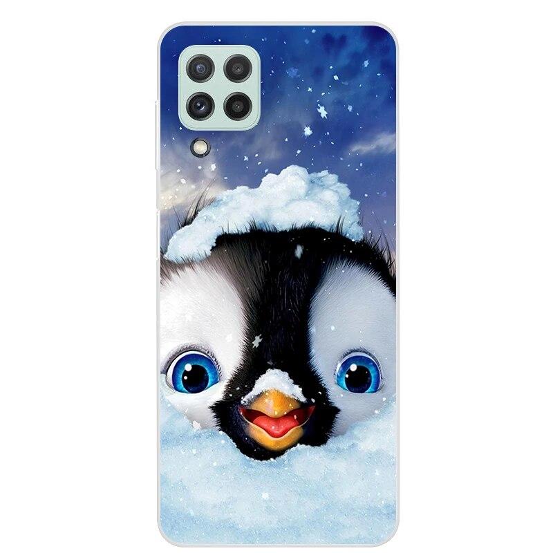 Чехол для Samsung Galaxy M22 M32 4G, задняя крышка для телефона Samsung M22, мягкий чехол для Samsung M32 4G M 22 32, черный чехол из ТПУ 6,4 дюйма