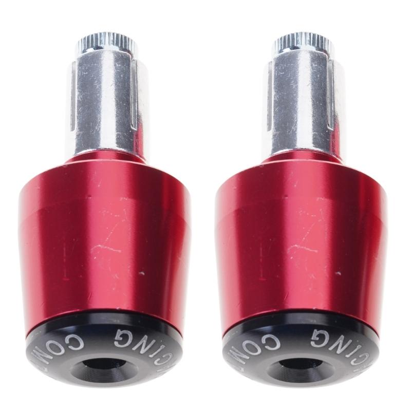 Bike Grip Caps Handlebar End Plugs Corrosion Resistant Aluminum Alloy Protective Covers For Motorcycle Enhancement 2pcs