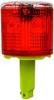Aolyty LED Solar Construction Light, Solar-Powered Automatic Flashing Warning Light, Solar-Powered, High Brightness, Energy-Saving, IP45 Waterproof,