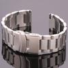 Watchband Stainless Steel Watch Band Strap Women Men Metal Watchband Link Bracelet 18mm 20mm 22mm 24mm Accessories Silver Rose Gold Black