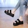 New Chinese Slippers Women's Summer Outer Wear 2025 New Summer Fashion Versatile Skirt Thick Bottom Beautiful Cool Slippers
